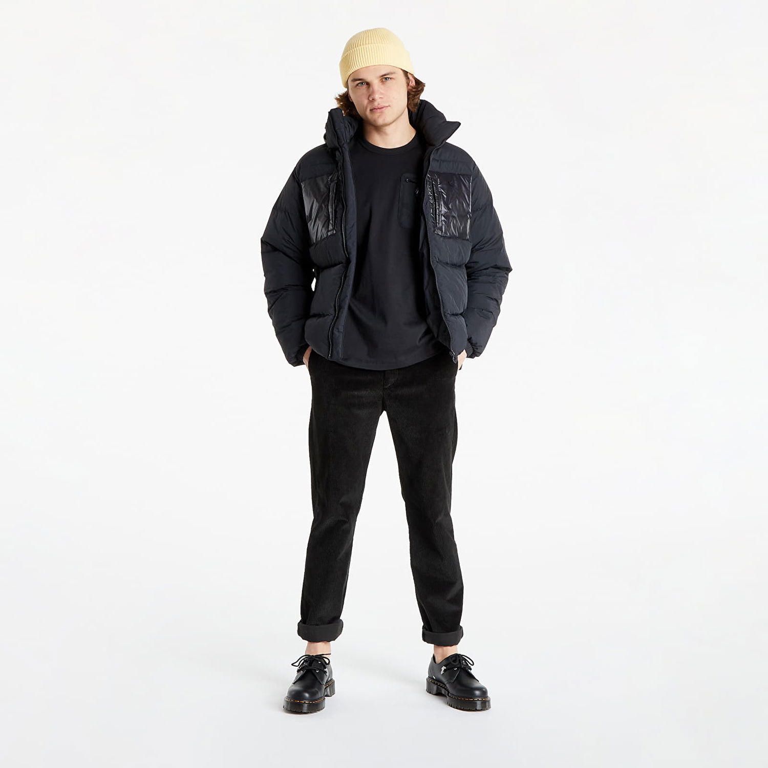 Prešívaná bunda adidas Originals Down Regen Puffer Čierna | H13564, 1
