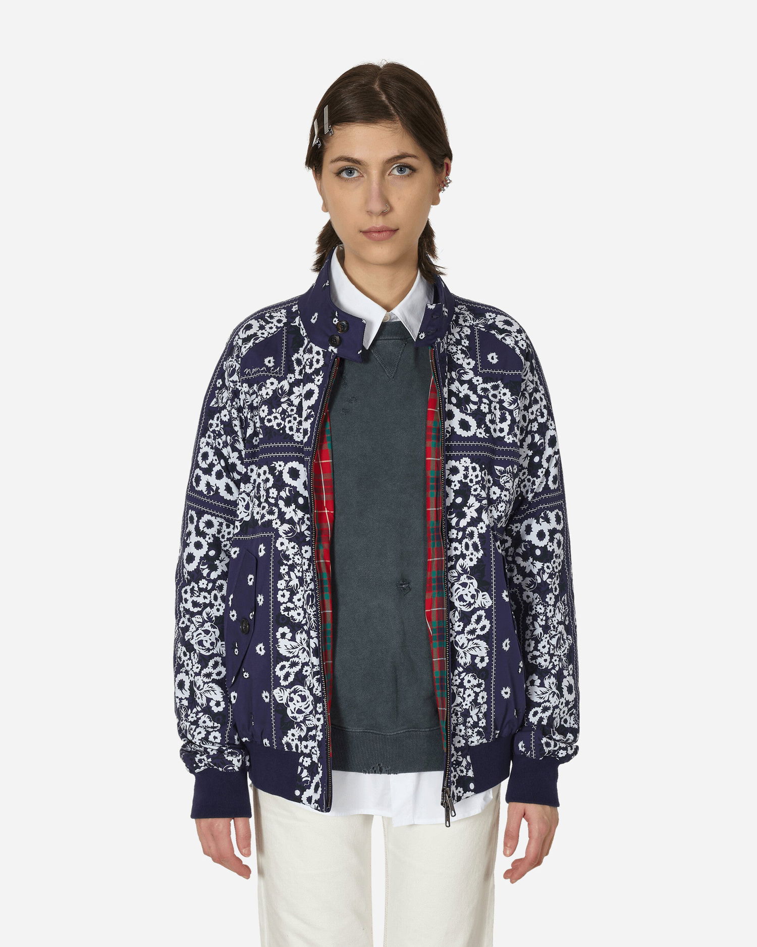 Bunda Baracuta NÒMATD G9 Bandana Jacket Indigo Šedá | BRCPS1052 383, 0