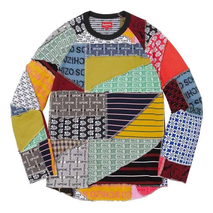 Sveter Supreme Patchwork Jacquard Shirt Rôznofarebný | SUP-SS23-118