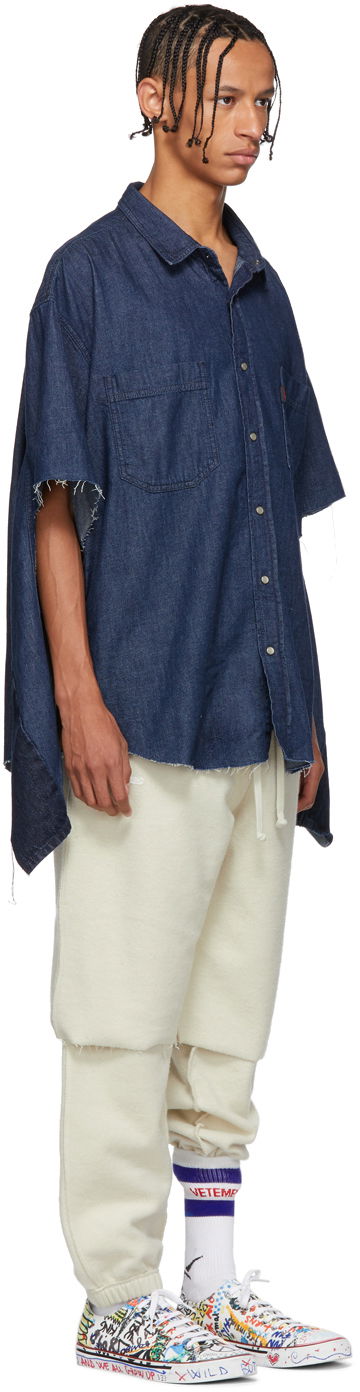 Košeľa VETEMENTS Levi's Edition Oversized Denim Shirt Navy | WAH19SH101, 1