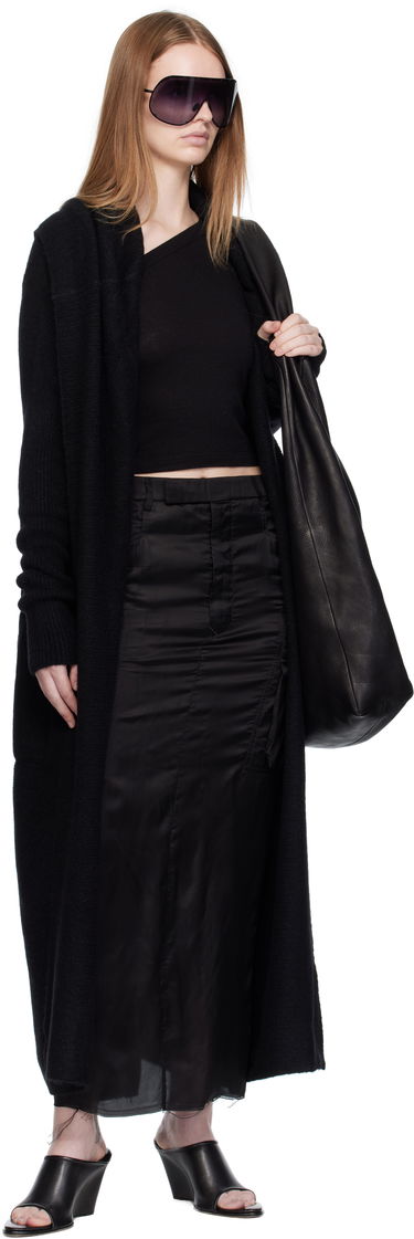 Sveter Rick Owens Rick Owens Concordians Long Cardigan Čierna | RP02E4667 KWP, 4