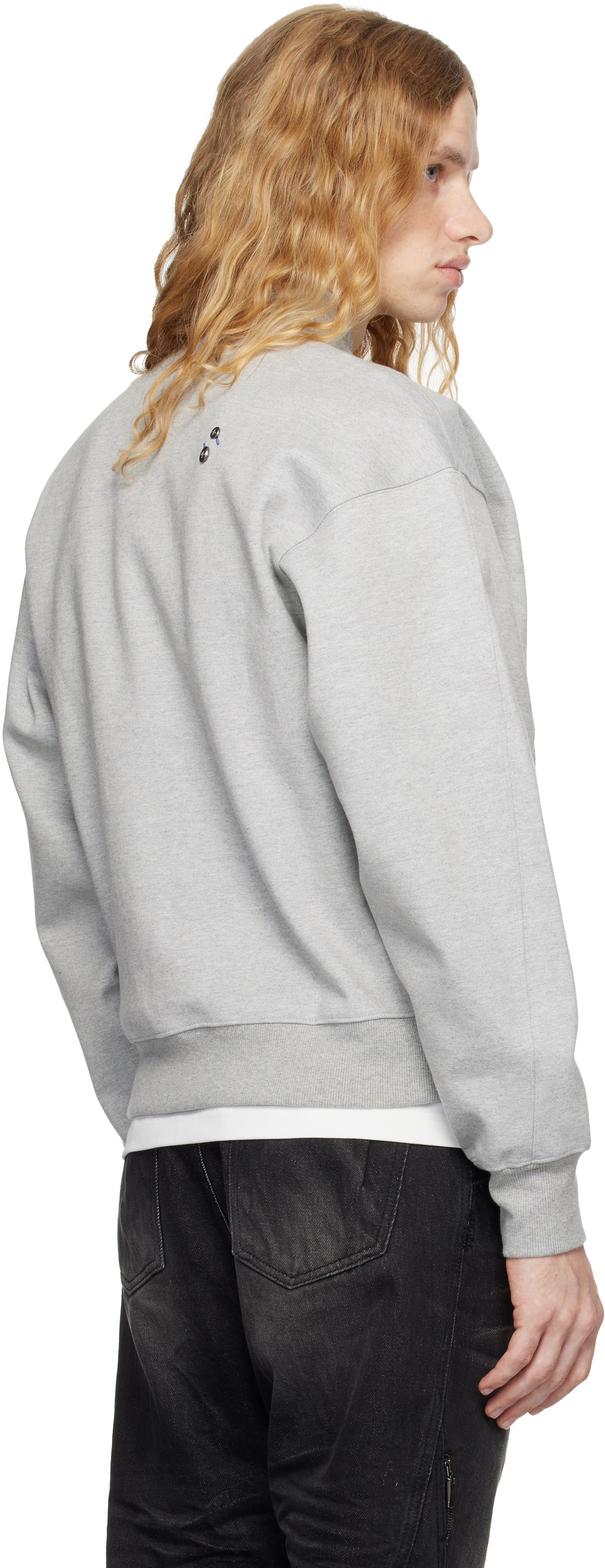 Sweatshirt With Split Neck