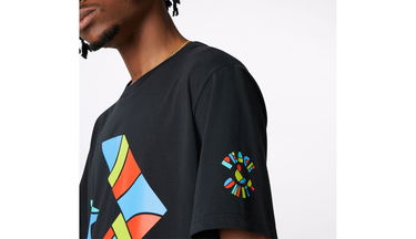 Tričko Converse Converse Peace & Unity Jersey Tee Čierna | 10022297-A01, 2