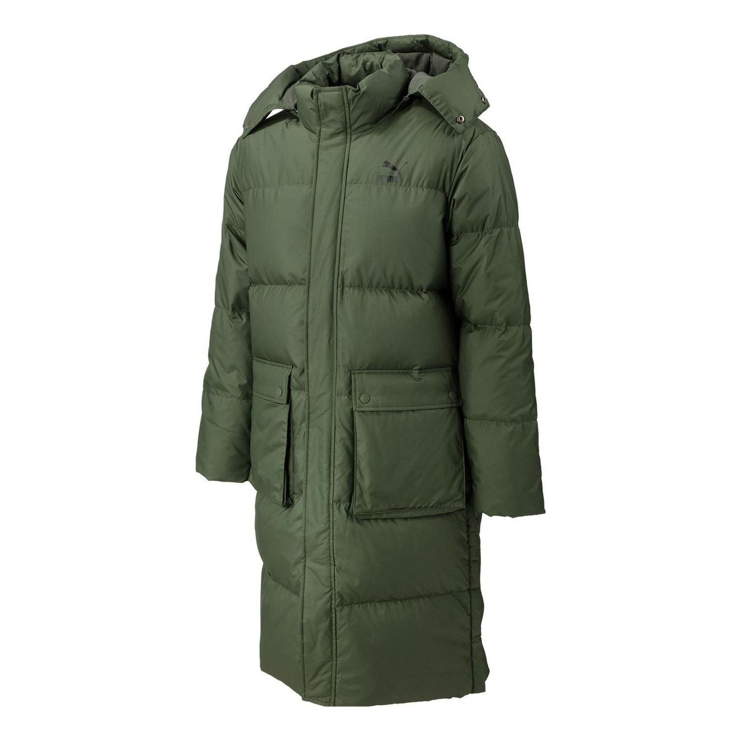Kabáty Puma Teamliga Long Down Coat Zelené | 539572-64, 0