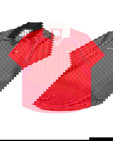 Dres adidas Originals Originals Wales Bonner Striped Football T-Shirt Červená | KG3626, 0