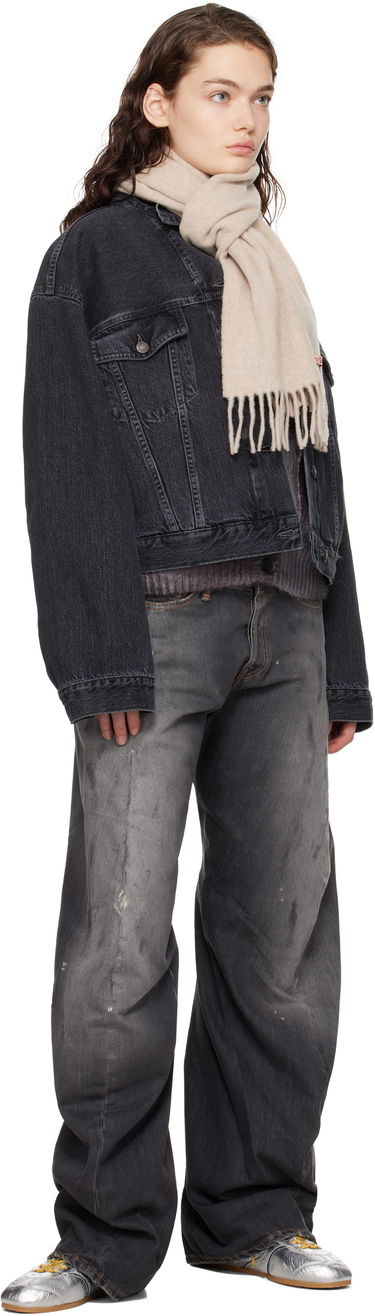 Šál Acne Studios Skinny Fringe Scarf Zelené | CA0218-, 2