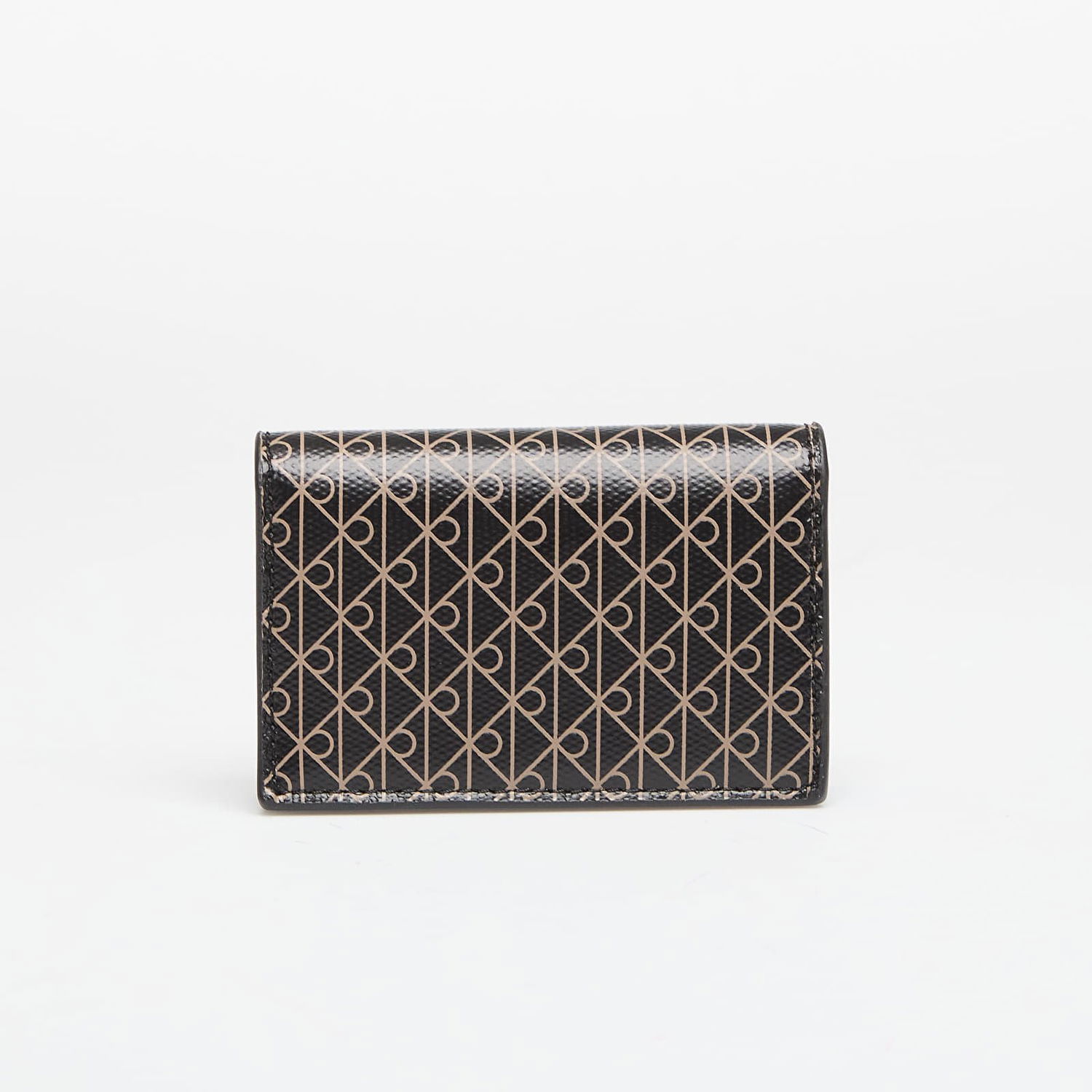 Peňaženka CALVIN KLEIN Calvin Klein Emblem Aop Accordion Cardcase Wallet Čierna | LV04F1083G 2XA, 0