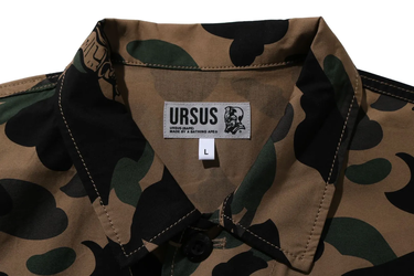 Košeľa BAPE Bape Ursus Military Shirt Camo Hnedá | 001SHH201003X-GRN, 5