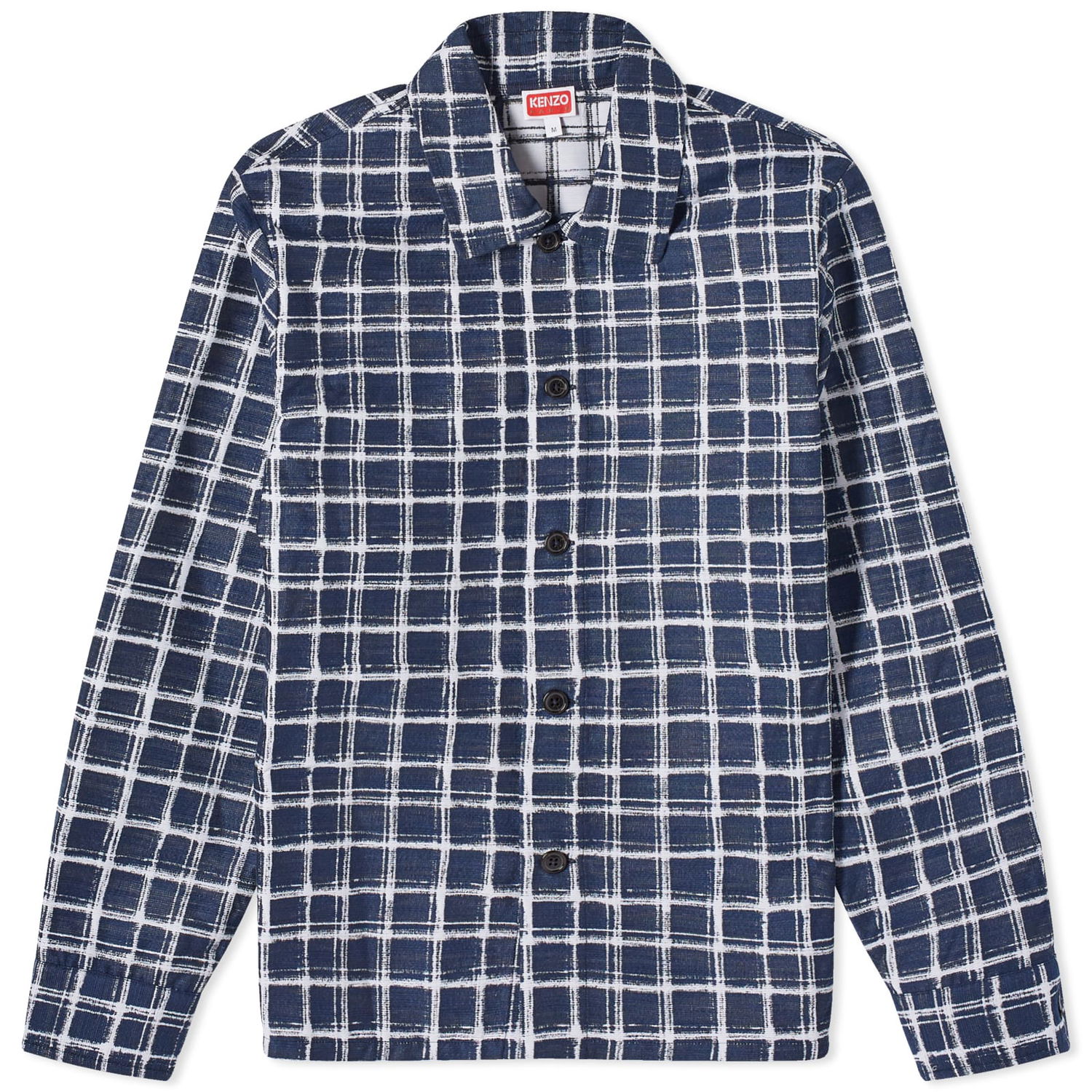 Košeľa KENZO Check Jacquard Overshirt Navy | FE55CH5269JK-77, 0