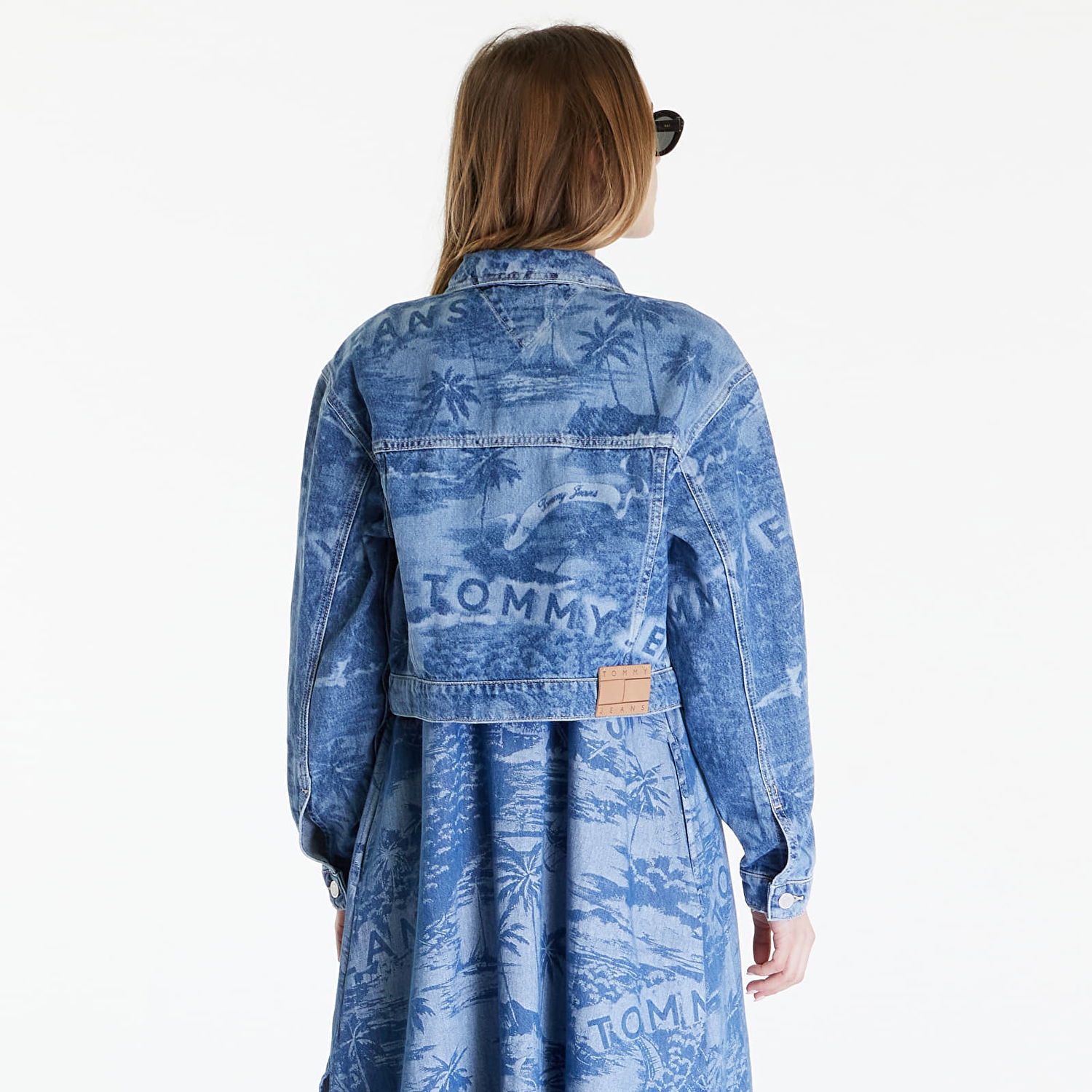 Bunda Tommy Hilfiger Claire Cropped Denim Jacket Denim Modrá | DW0DW17664 1A5, 1