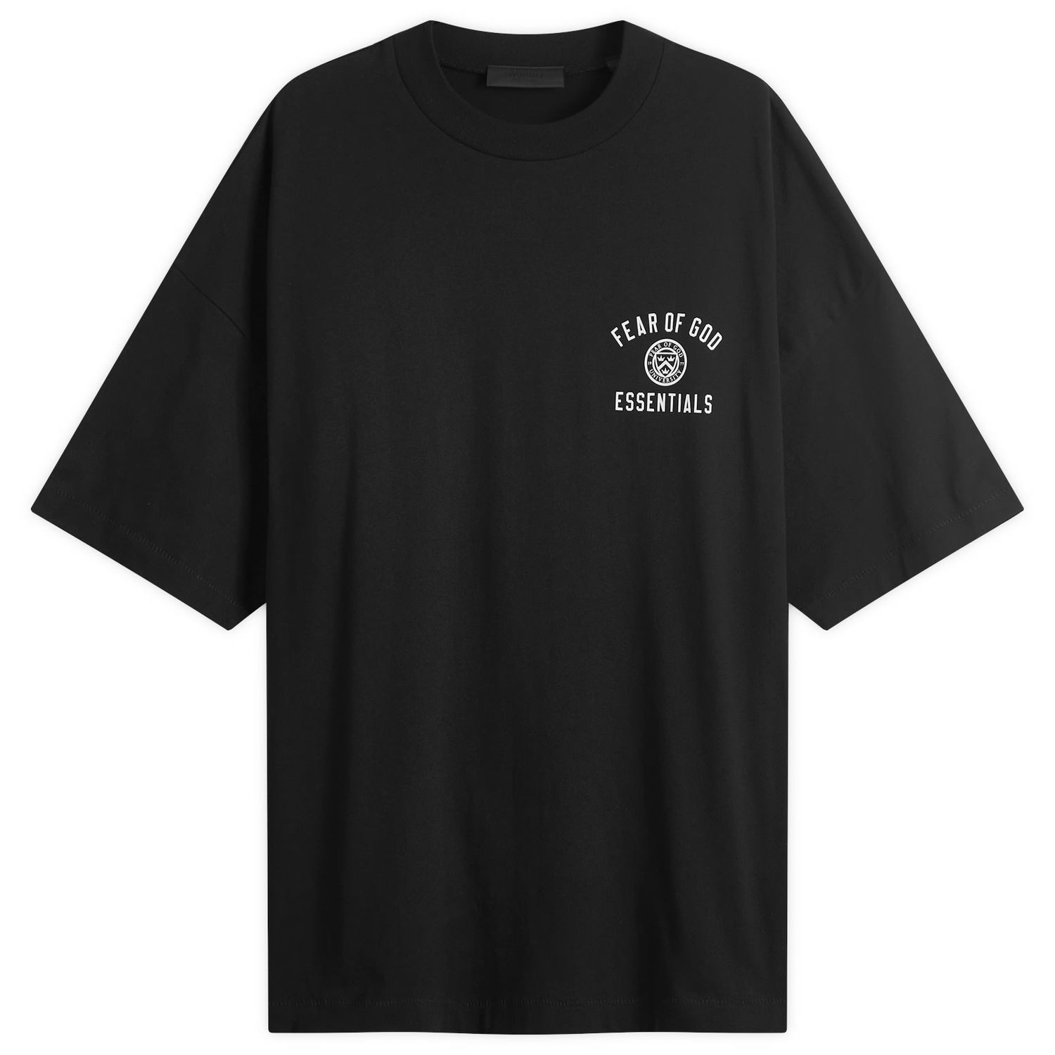 Tričko Fear of God Crest Logo T-Shirt Size Large Čierna | 125HO244190F, 0