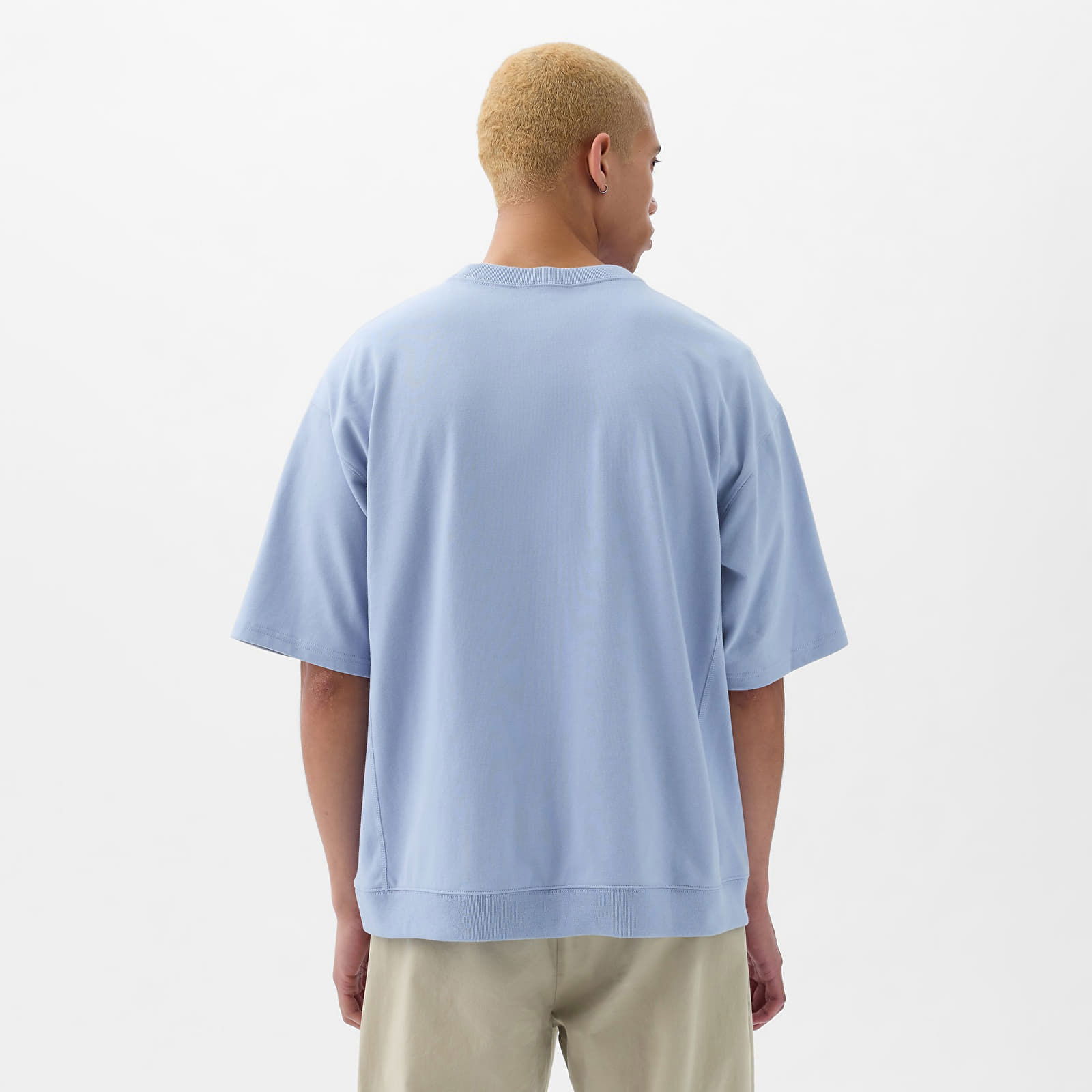 Micro Logo Tee Distant Blue