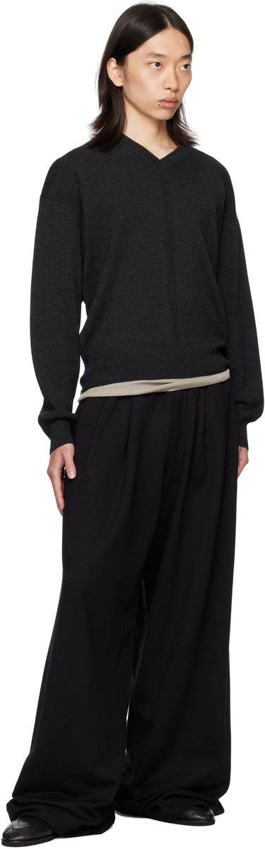 Tepláky Dries Van Noten Dries Van Noten Pleated Sweatpants Čierna | 252-021143-2611, 3