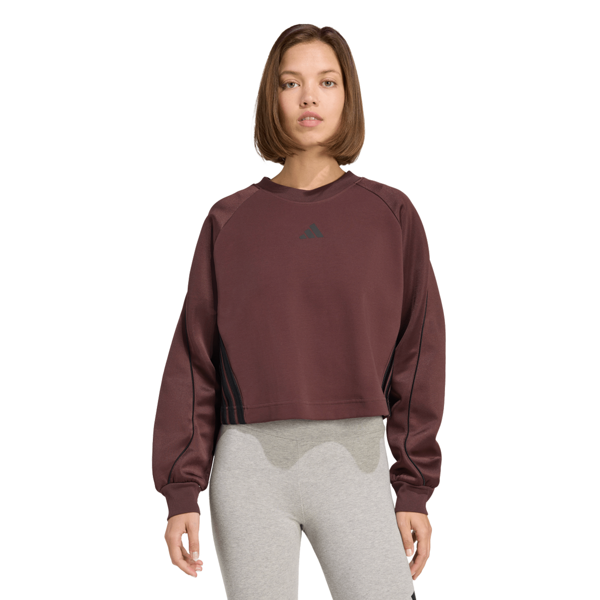 Mikina adidas Originals Stadium Cropped Sweatshirt Vínová | JW0503, 0