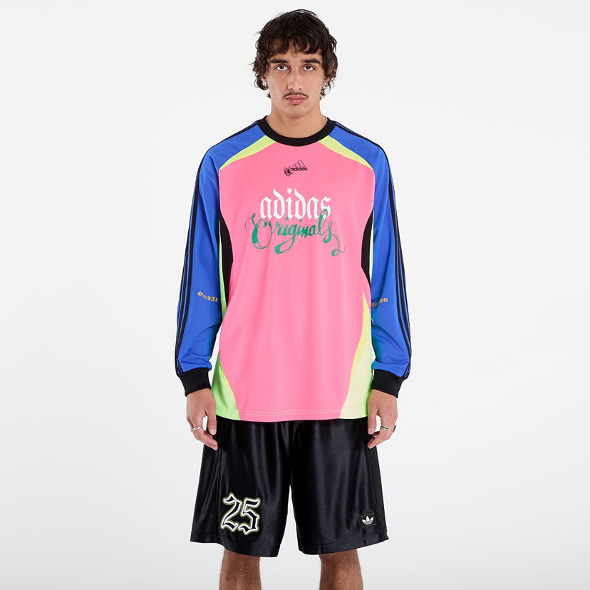 Košeľa adidas Originals Spiders Goalkeeper Loose Long-Sleeve Top Ružová | JW0203