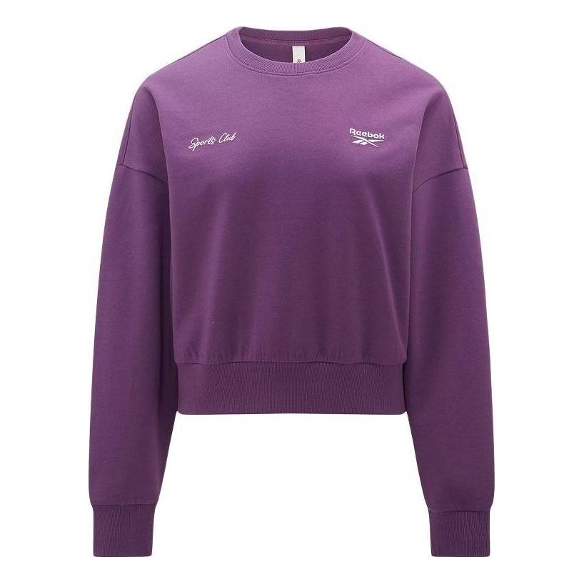 Mikina Reebok Sports Club Cropped Pullover Fialová | 24SRC302WGP2, 0