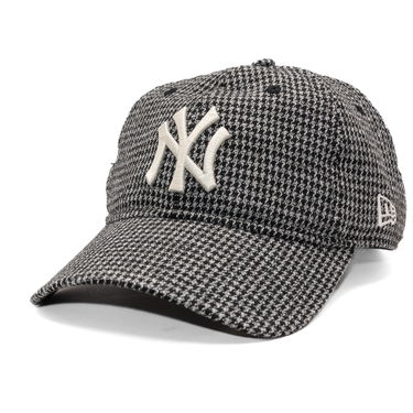 Šiltovka New Era NY Yankees MLB Houndstooth 9TWENTY Adjustable Hat Čierna | 60691222, 0
