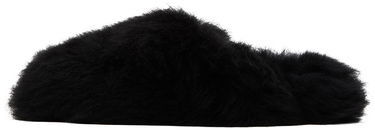 Oblečenie Yves Salomon Yves Salomon Toscana Fur Slippers Čierna | 24W23WAA342XXTOSX, 2