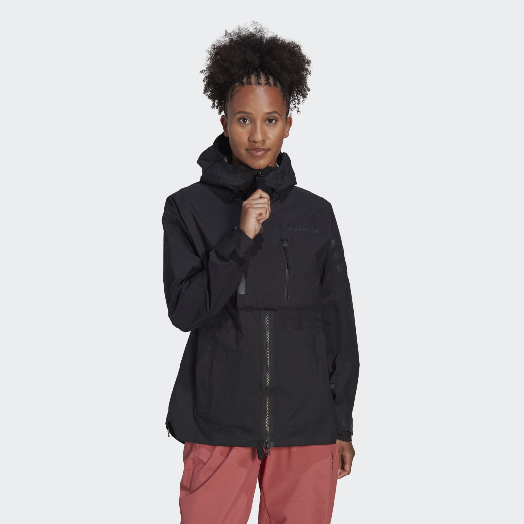 Bunda adidas Originals Terrex XPLORIC RAIN.RDY Hiking Jacket Čierna | HH9274, 0