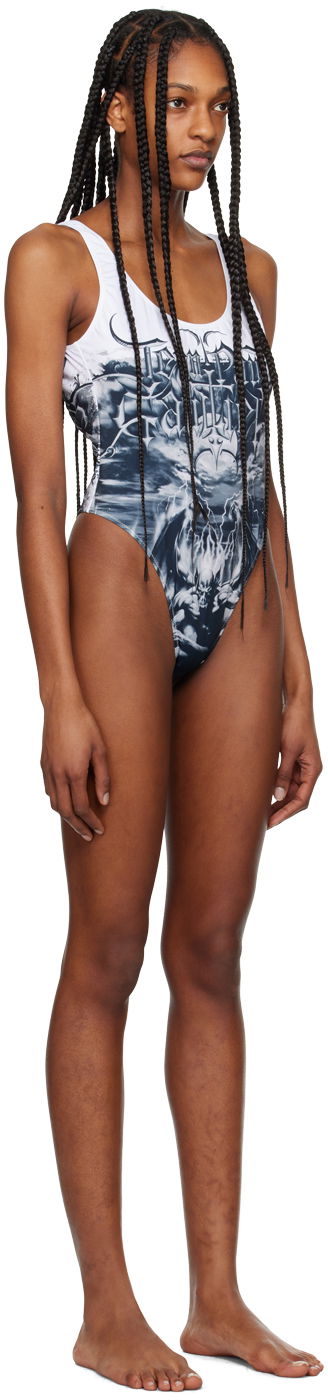 Plavky Jean Paul Gaultier Jean Paul Gaultier 'The Diablo' One-Piece Swimsuit Rôznofarebný | 24/25-F-MB012-J539-0100, 1