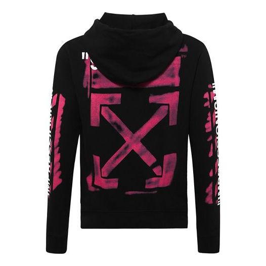 Mikina Off-White Off-White Stencil Arrow Hoodie Čierna | OMBB034R190030151028