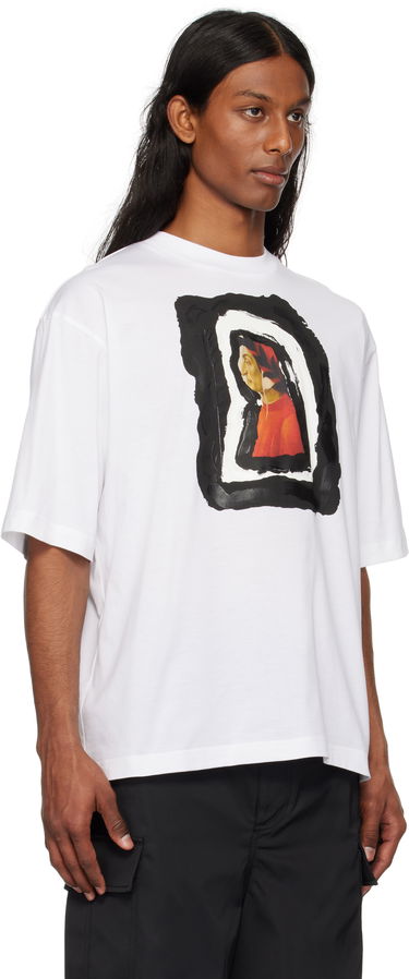 Tričko Marni Marni Dante Print Cotton T-Shirt Biela | HUMU0223NP USCX68, 1