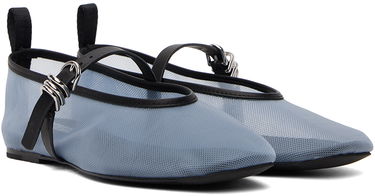 Šaty rag & bone rag & bone Spire Mary Jane Ballerina Flats Modrá | WFF24PF047MS47, 3
