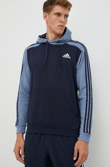 Mikina adidas Originals Essentials Mélange French Terry Hoodie Navy | HL1974, 0