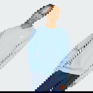 Mikina adidas Performance Trefoil Essentials Crew Sweatshirt Modrá | JW3524, 0