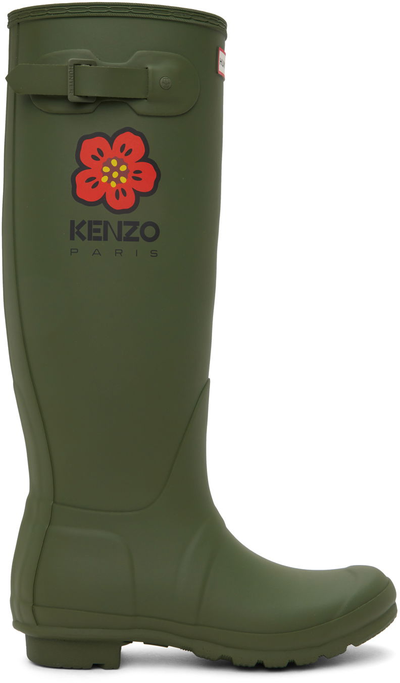 Tenisky a topánky KENZO Paris Hunter Edition Wellington Boots "Green" Zelené | FD62BT901R91, 0
