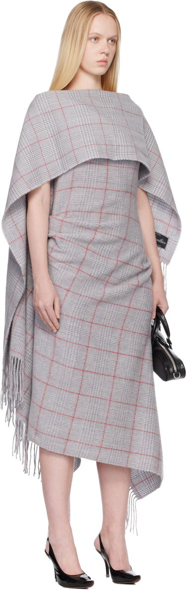 Šaty Jean Paul Gaultier Jean Paul Gaultier Wool Scarf Maxi Dress Šedá | 25/04-W-DR083-W047-080230, 1