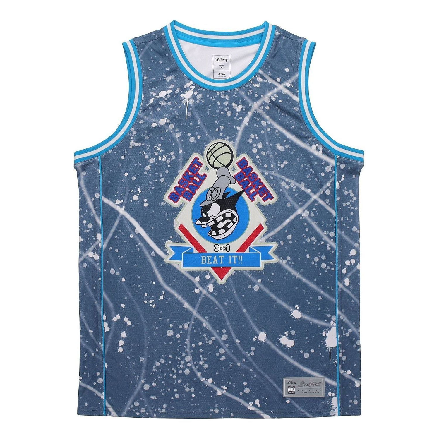 Dres Li-Ning Disney BadFive Basketball Jersey Modrá | AAYQ105-1, 0