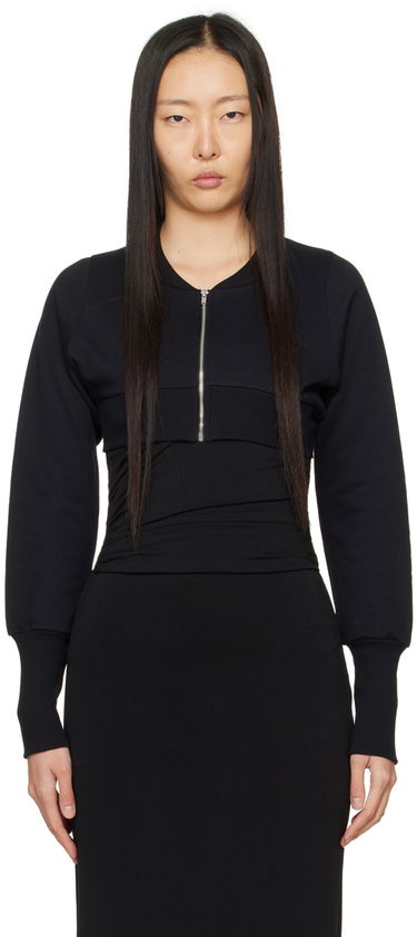 Sveter Miaou Miaou Lana Cropped Sweatshirt Čierna | 8016FTBLK, 0