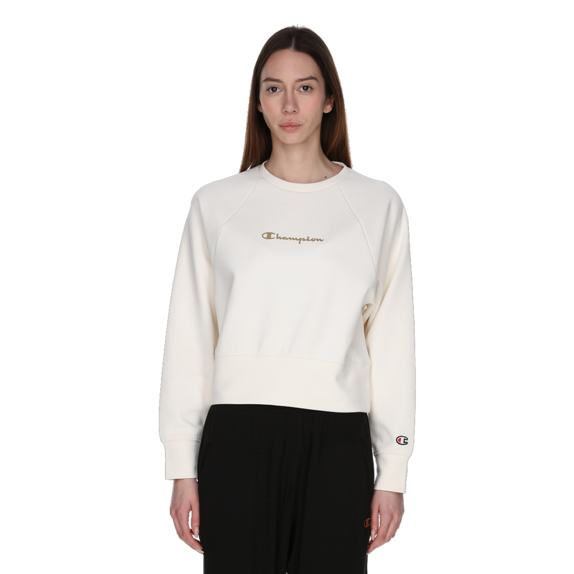 Mikina Champion Cropped Raglan Crewneck Sweatshirt Béžová | 118248-WW001