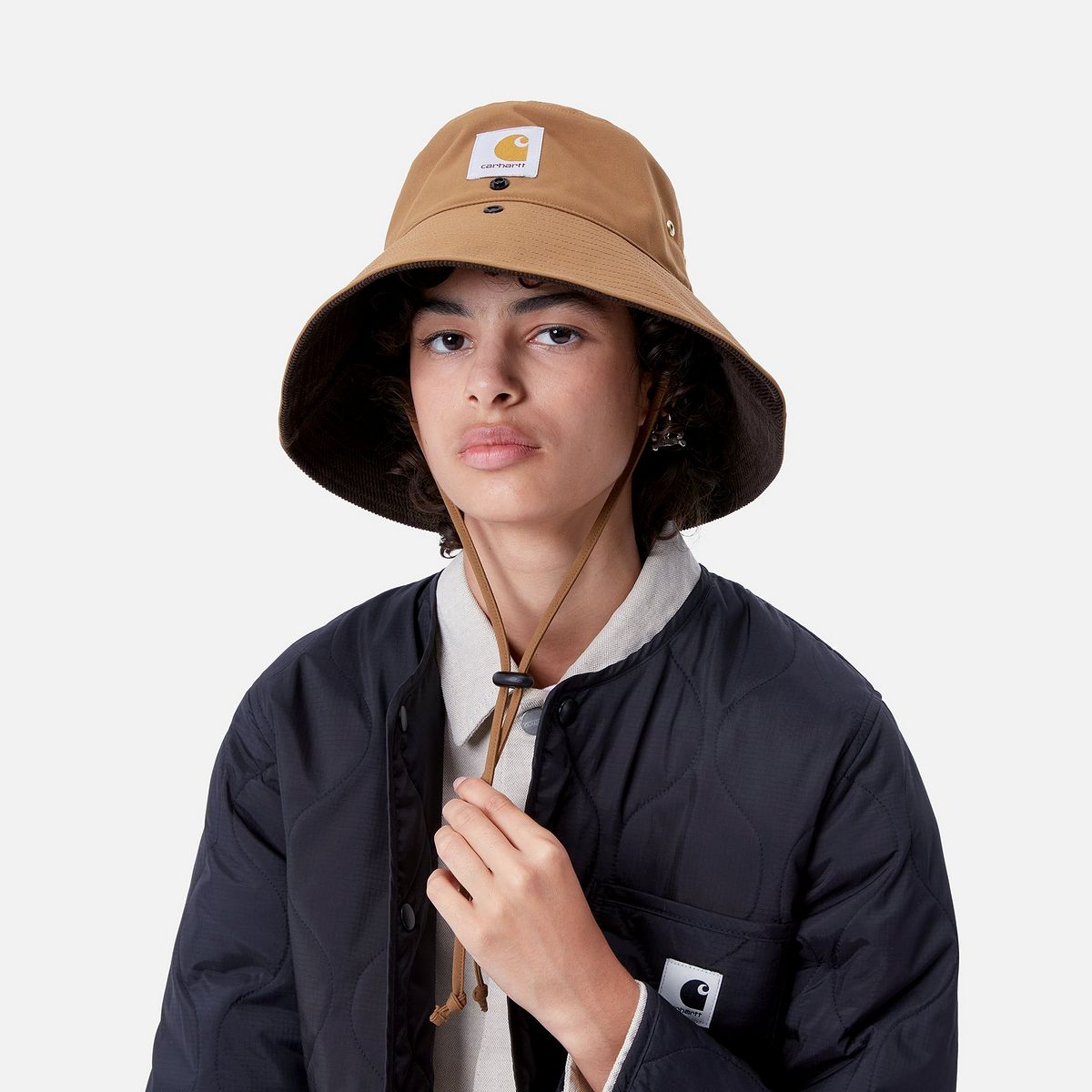 Klobúk Carhartt WIP Carhartt WIP Clarton Bucket Hat Hnedá | I033784_6, 0