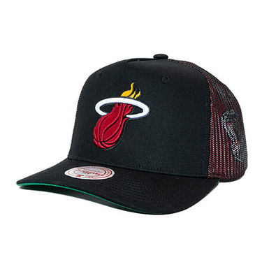 Šiltovka Mitchell & Ness Mitchell & Ness NBA Tremor Trucker Snapback Hat Miami Heat Čierna | HT11505-MHEBLCK, 0