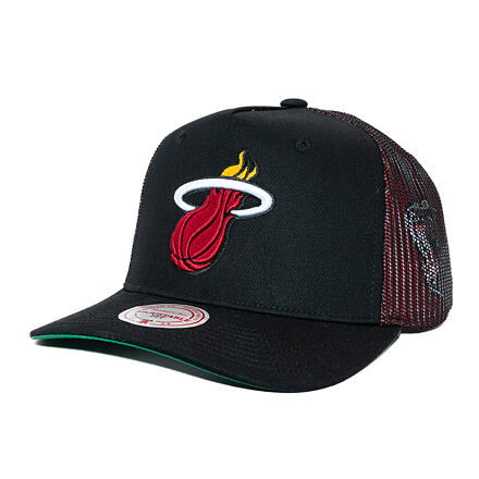 Šiltovka Mitchell & Ness Mitchell & Ness NBA Tremor Trucker Snapback Hat Miami Heat Čierna | HT11505-MHEBLCK