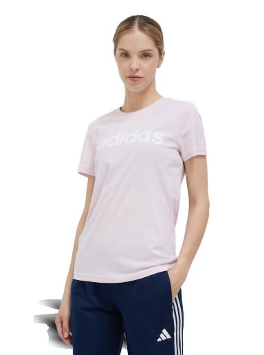 Tričko adidas Originals Loungwear Essentials Slim Logo Tee Ružová | GL0771