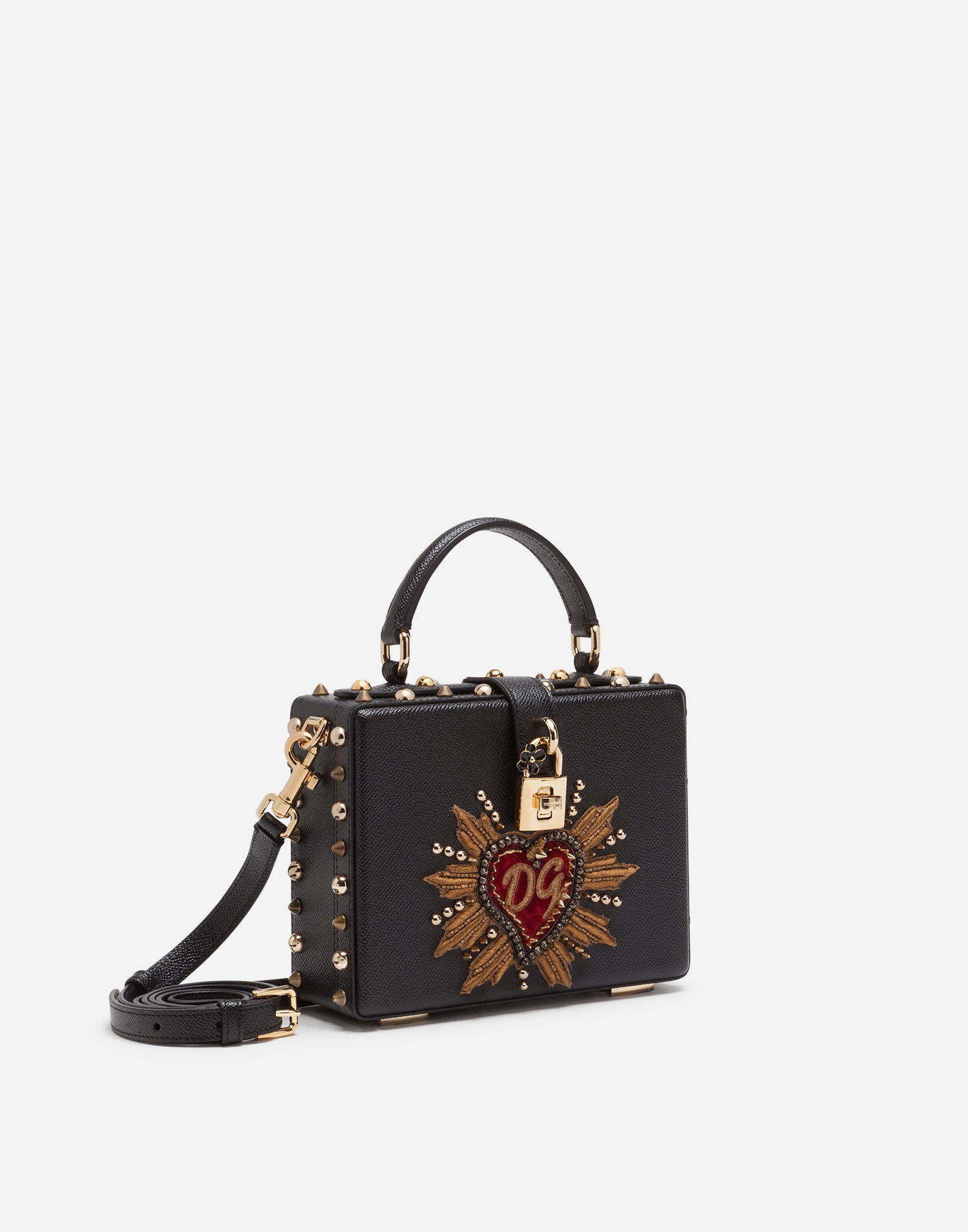 Kabelka Dolce & Gabbana Dolce & Gabbana Dolce Box Bag With Patch Heart Čierna | BB5970AS11680999, 1