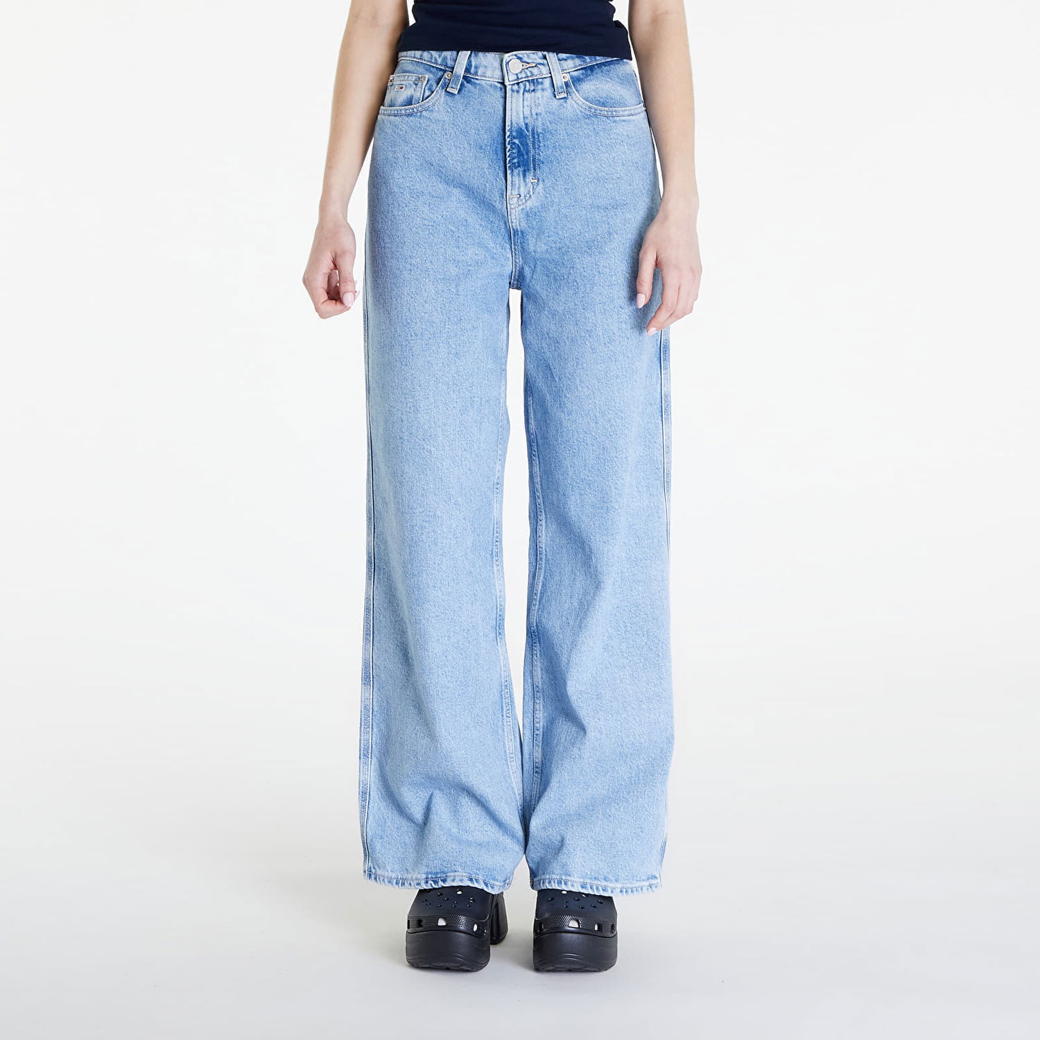 Džínsy Tommy Hilfiger Claire High Wide Jeans Denim Modrá | DW0DW17585 1AB, 0