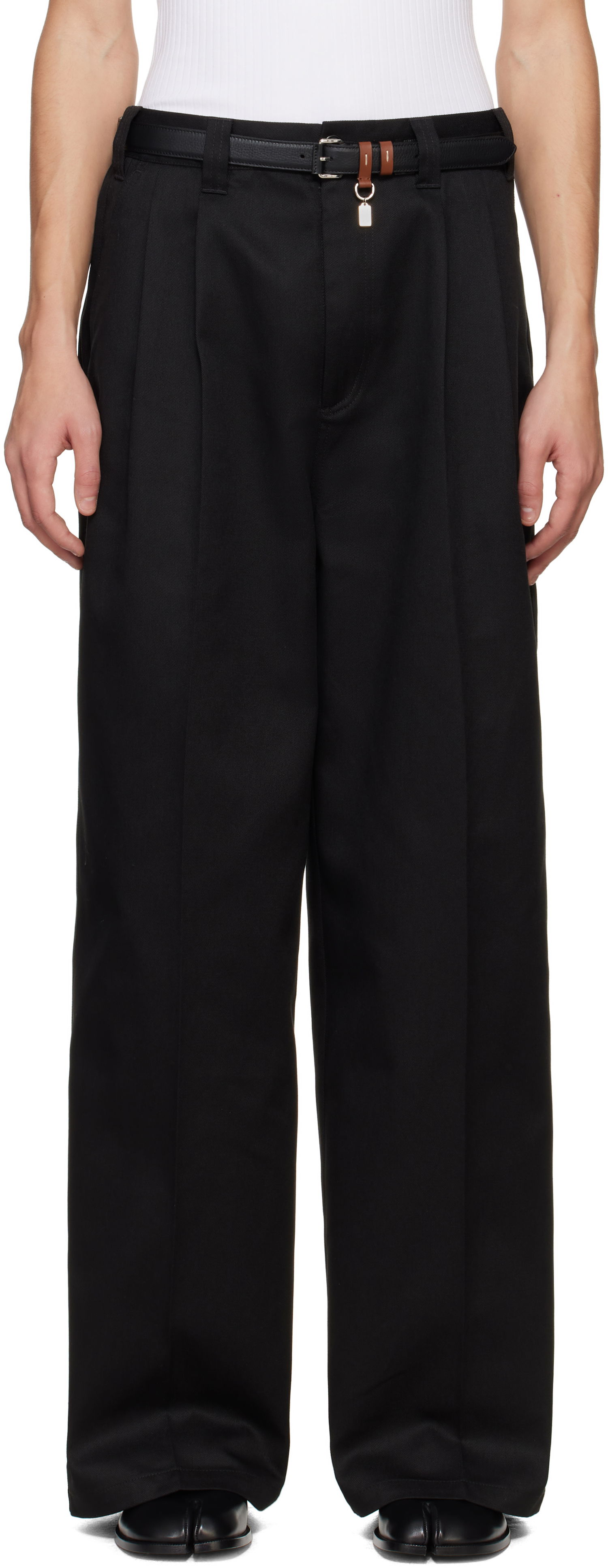 Nohavice Maison Margiela Maison Margiela Skater Chino Trousers Čierna | S50KA0652 S54042, 0