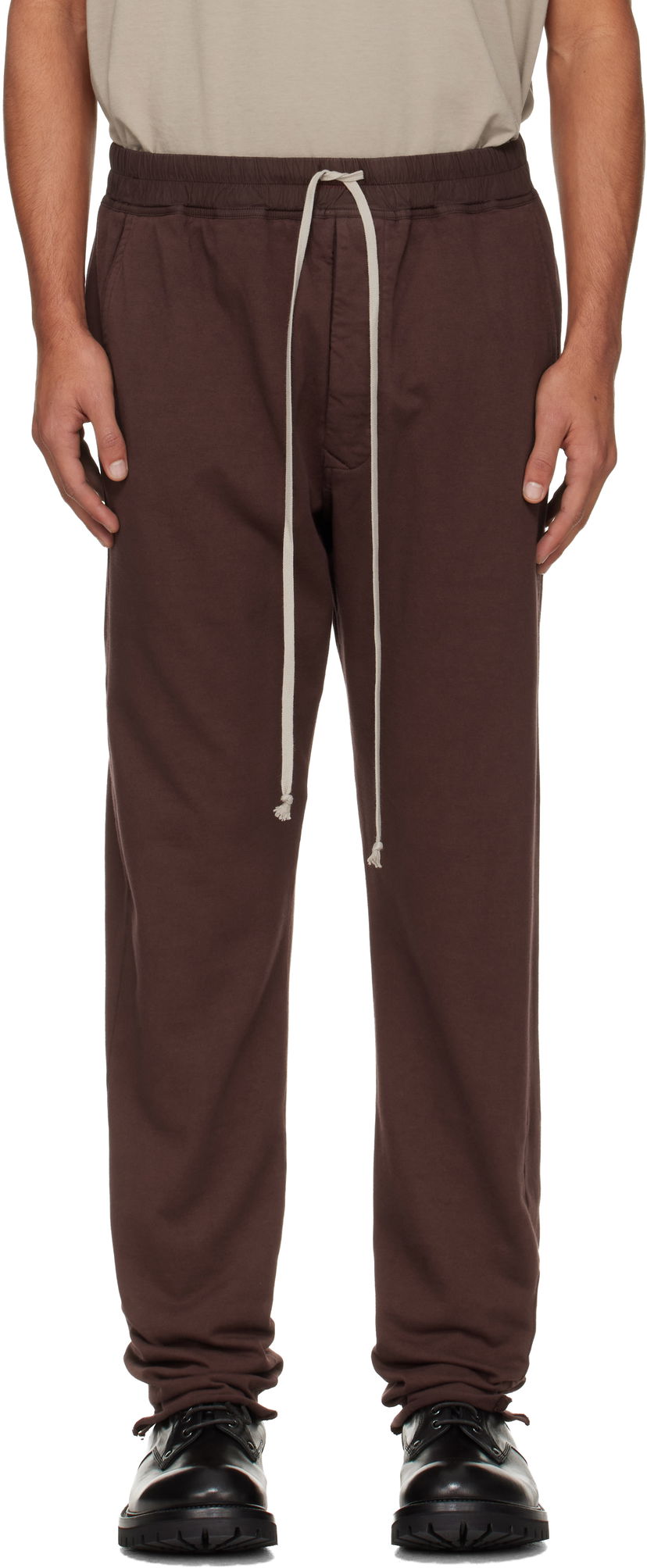Tepláky Rick Owens Rick Owens DRKSHDW Concordians Berlin Drawstring Sweatpants Hnedá | DU02E7392 RIG