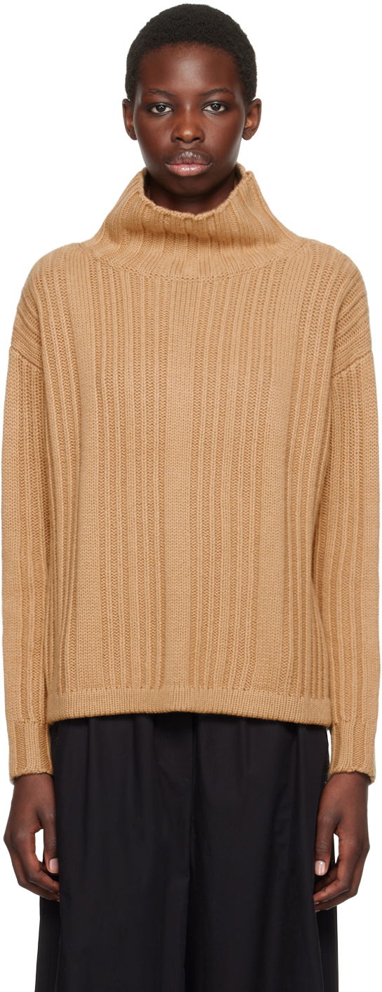 Sveter Max Mara Max Mara Vitalba Turtleneck Sweater Hnedá | 2421366012600 MM12037, 0