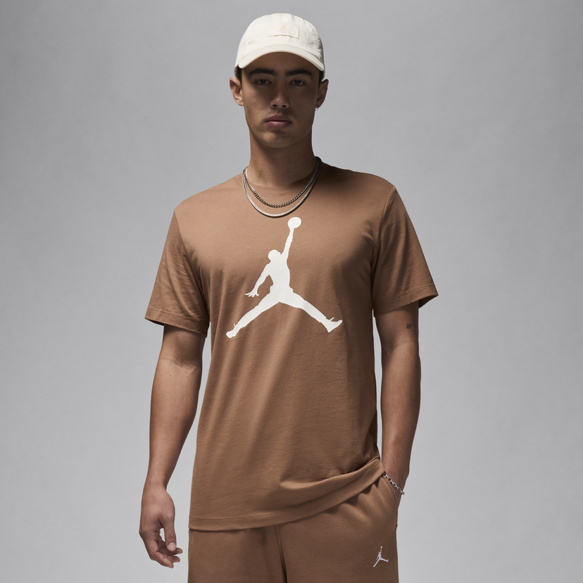 Tričko Jordan T-Shirt Jumpman Hnedá | CJ0921-223