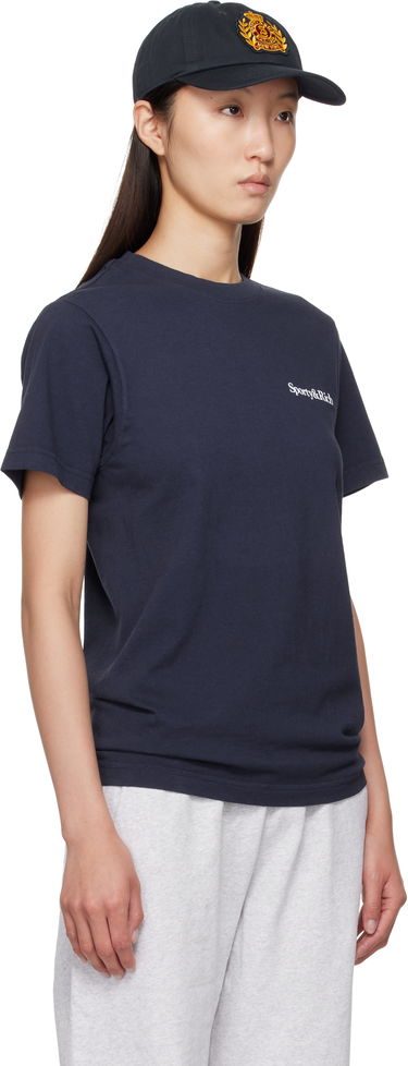 Tričko Sporty & Rich Sporty & Rich 'Health is Wealth' Tee Navy | TO043602006BL106, 1
