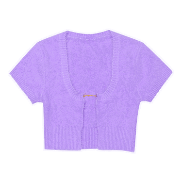 Sveter Jacquemus La Maille Neve Cardigan Fialová | 223KN209 2380 650, 0