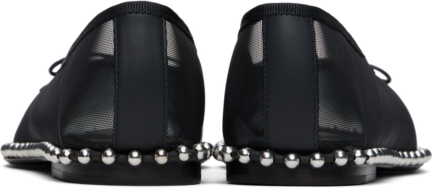 Starostlivosť o obuv Alexander Wang Alexander Wang Lina Ballchain Ballerina Flats Čierna | 30125F046, 1