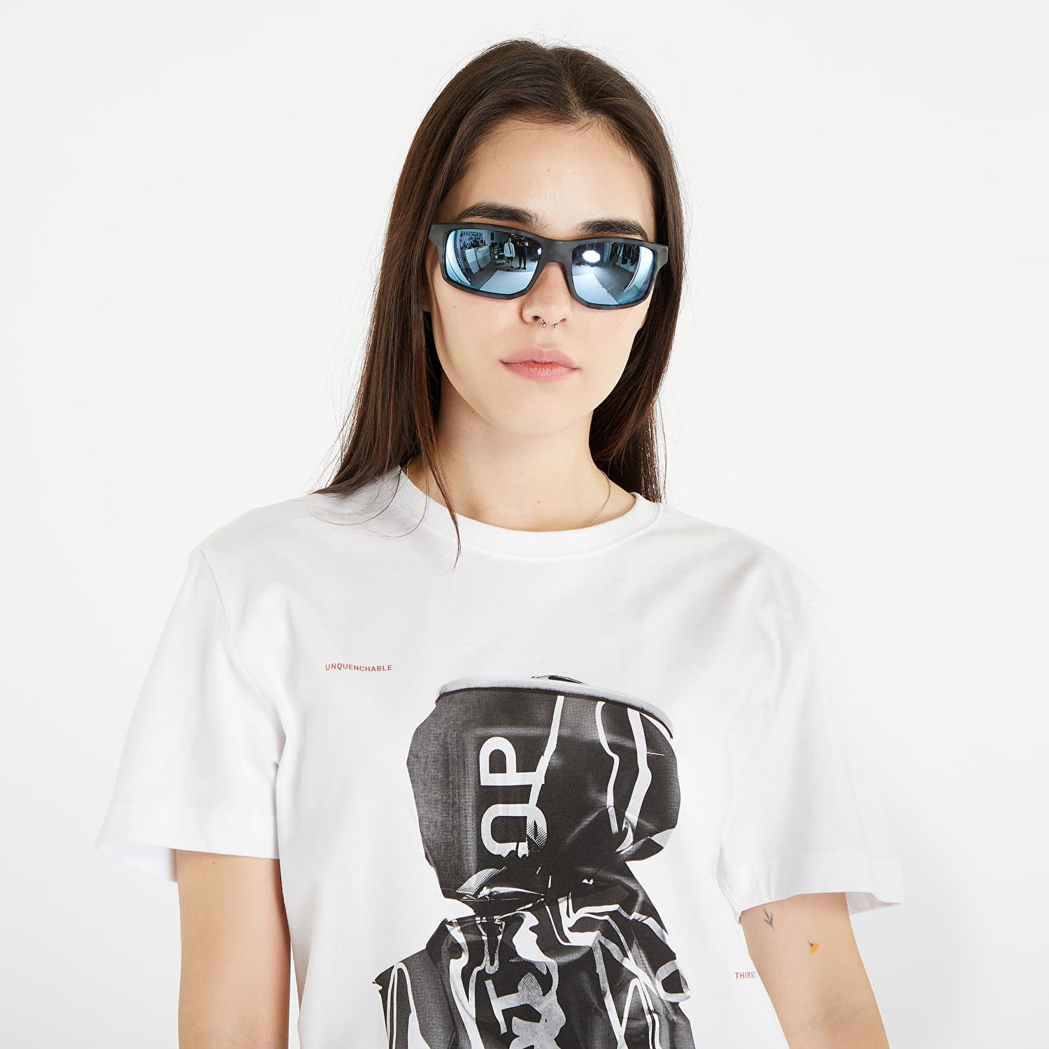 Tričko Footshop Stay Thirsty Biela | FTSHP_312, 1