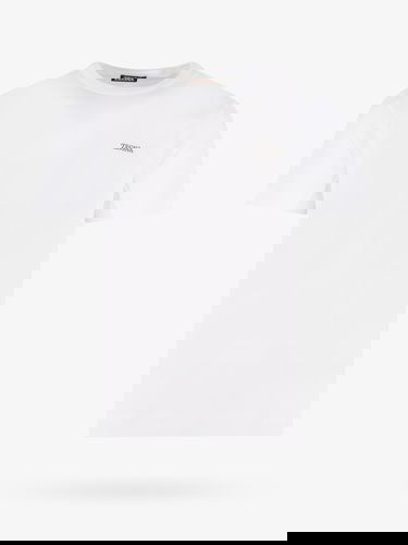 Tričko ZEGNA Men's White Crew Neck T-Shirt Biela | E7360A5B760N00, 0