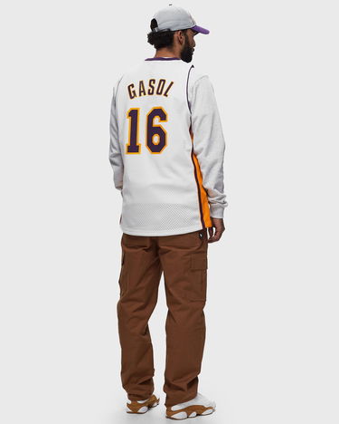 Dres Mitchell & Ness NBA SWINGMAN JERSEY LOS ANGELES LAKERS 2008-09 PAU GASOL #16 Biela | SMJY7554-LAL08PGAWHIT, 1
